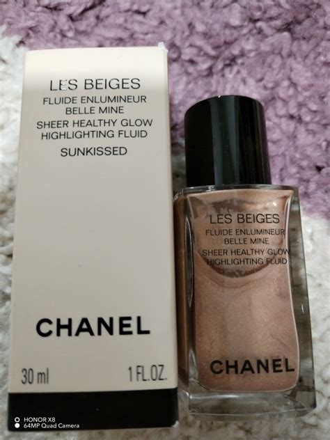 chanel les beiges fluide enlumineur belle mine sheer healthy glow|chanel les beiges skin highlighter.